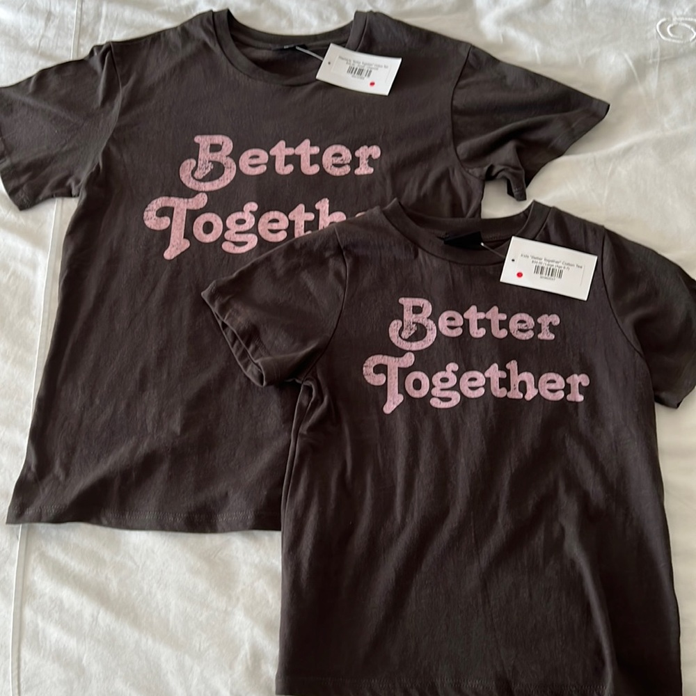 Mommy & Me matching tees set